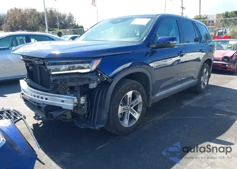 2024 Honda Pilot Ex-L 7 Passenger z USA, uszkodzony, nr VIN 5FNYG2H57RB004488